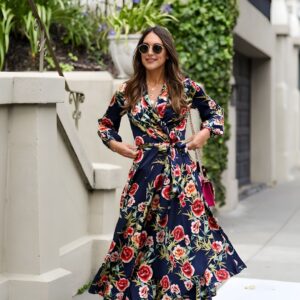 Floral Wrap Dress